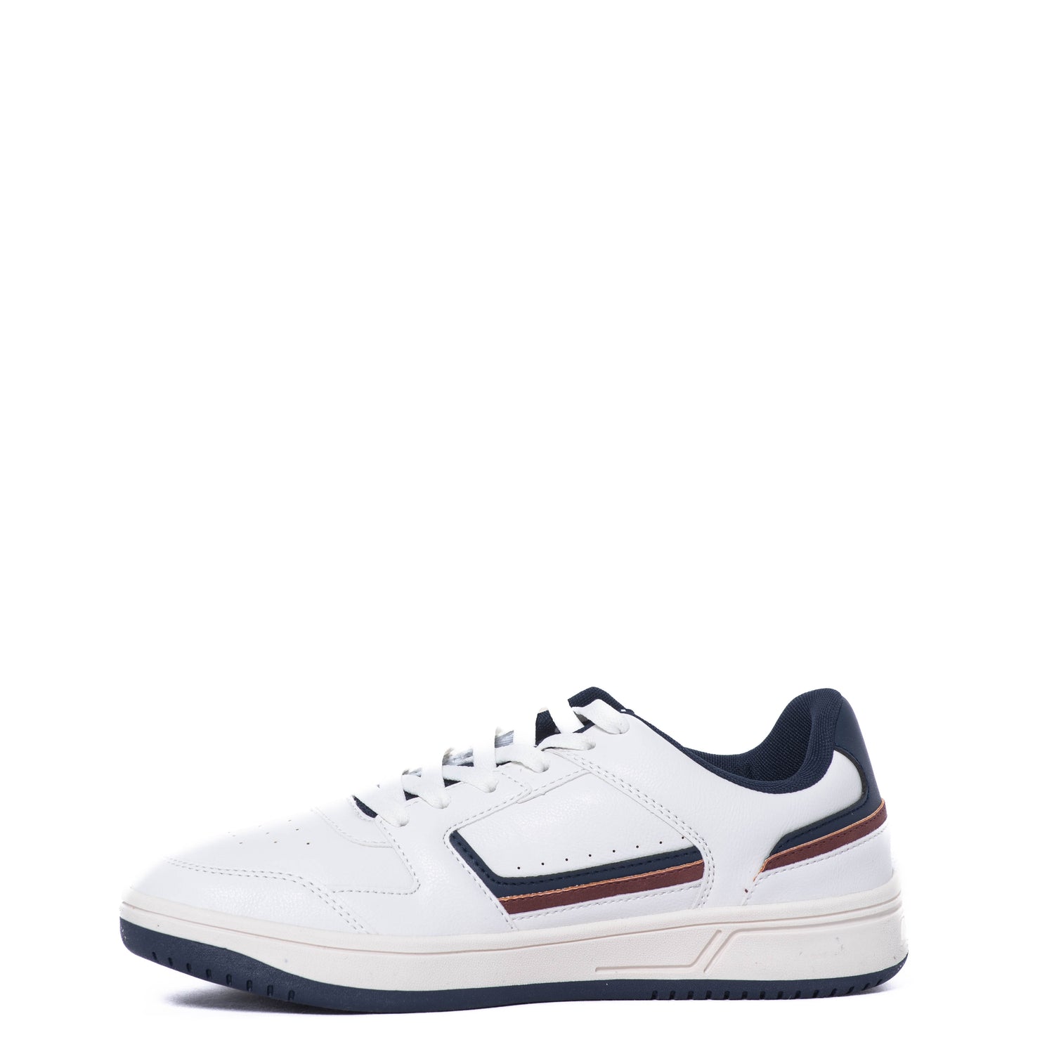 Tenis Nautica Milato White/Navy/Oxblood