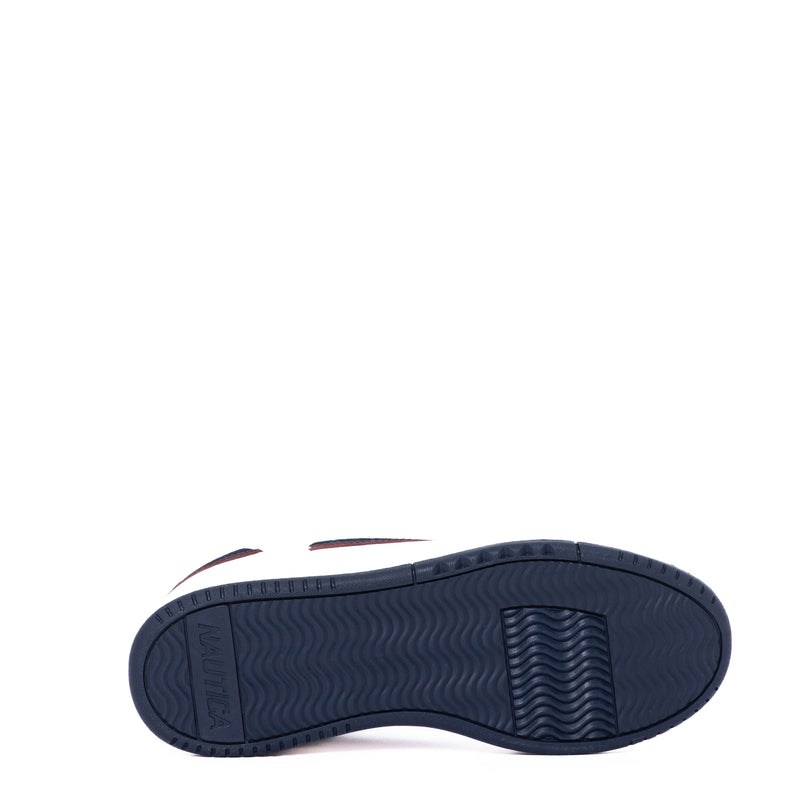 Tenis Nautica Milato White/Navy/Oxblood