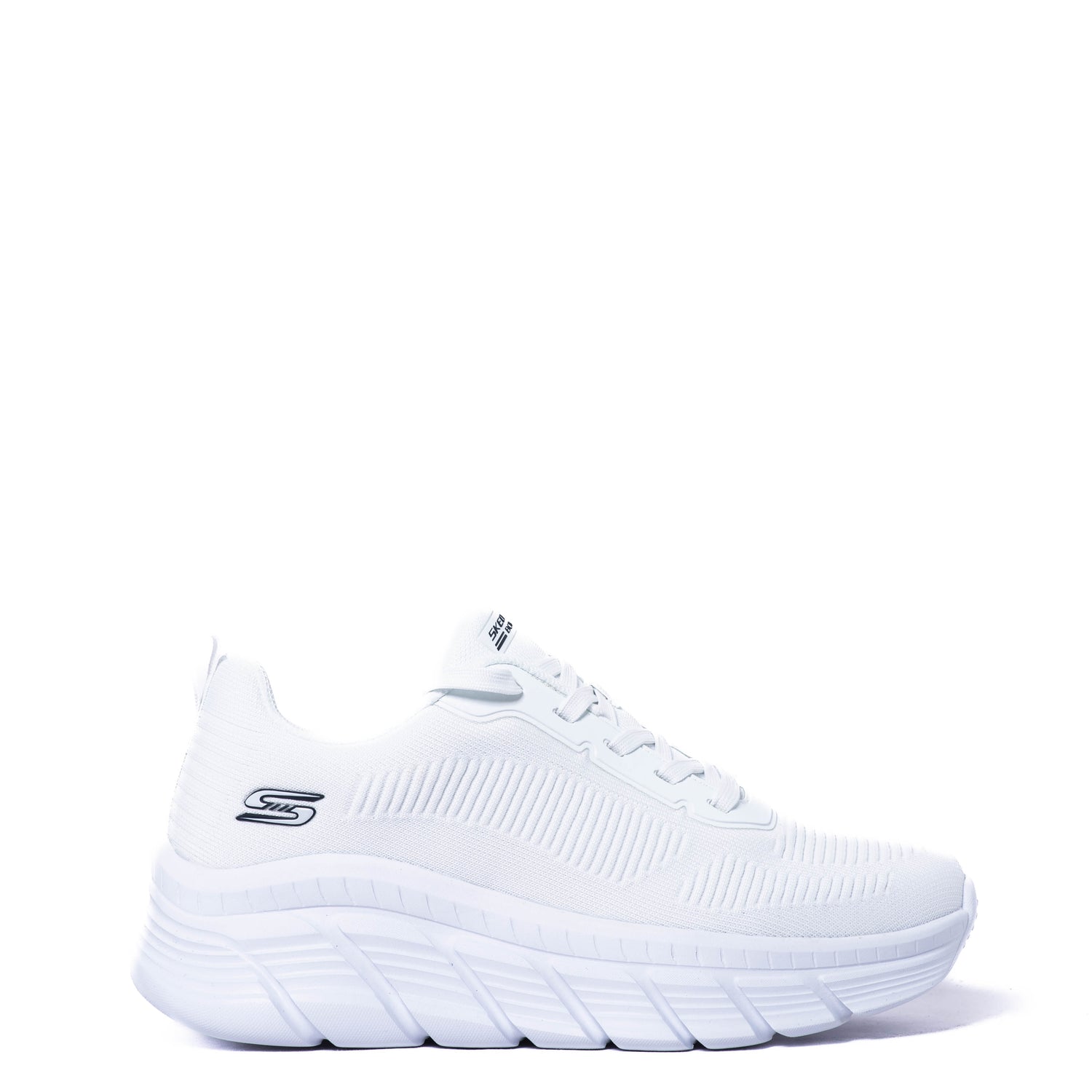 Tenis Skechers Bobs B Flex Hi White