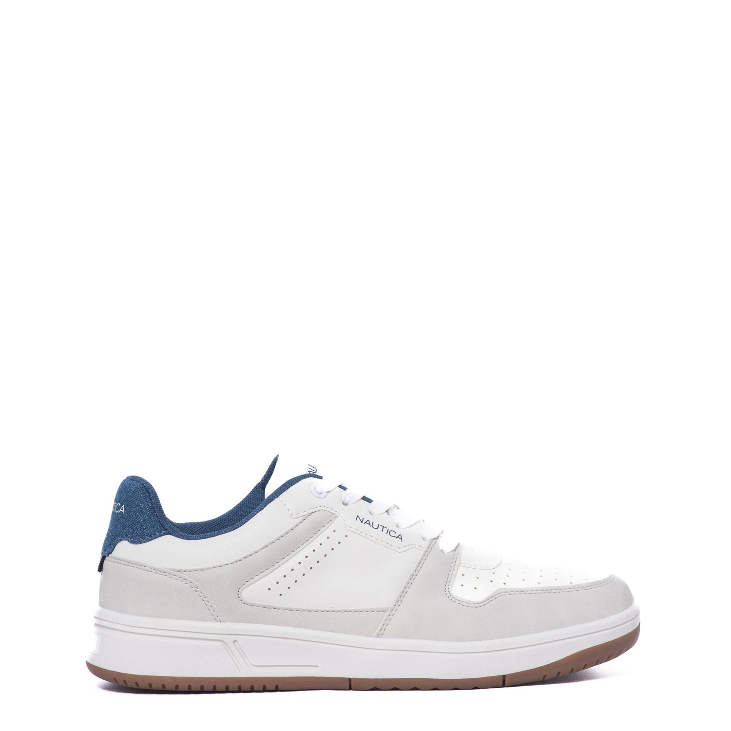Tenis Nautica Jaxon White/Lt.Grey/Denim