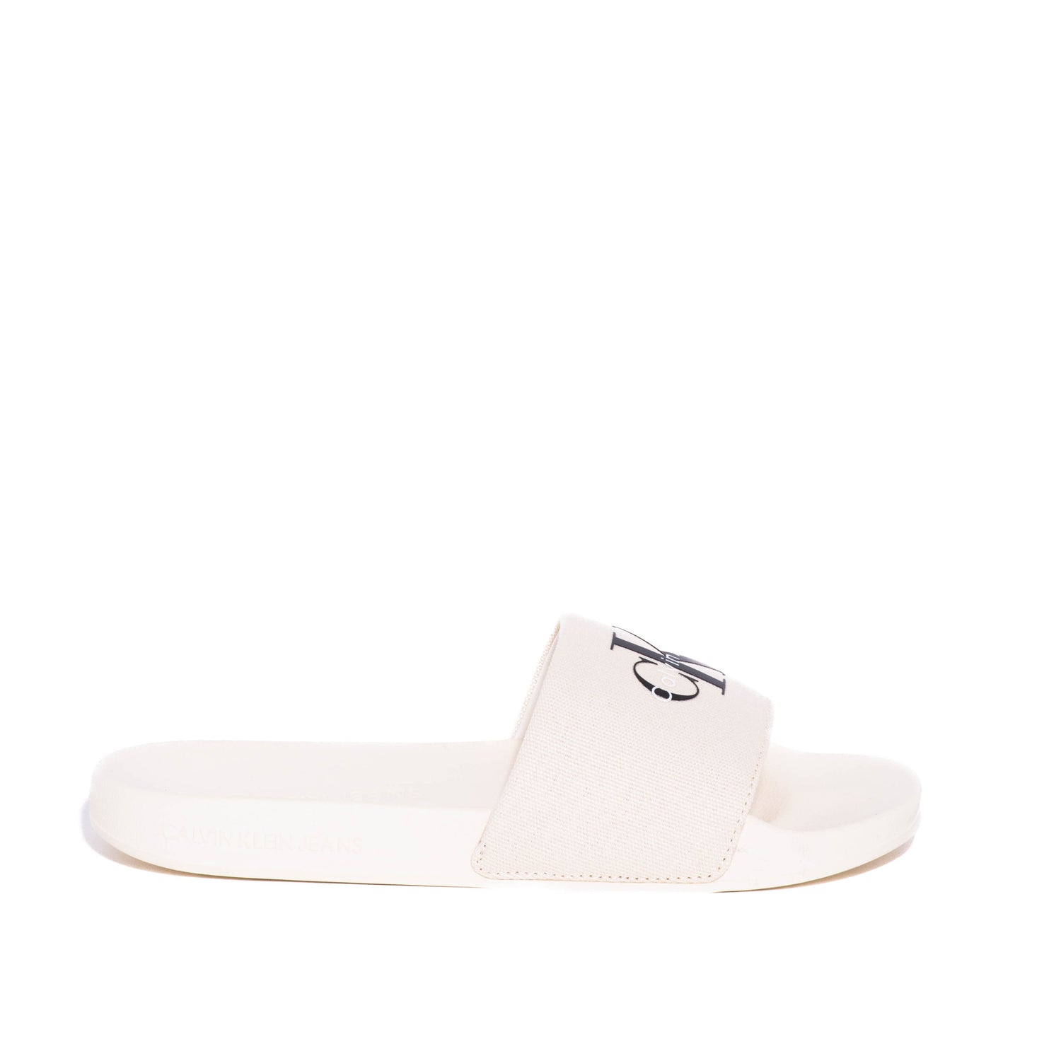Chanclas Calvin Kelin Slide Monogram Wn Logo Ck Sweet Corn