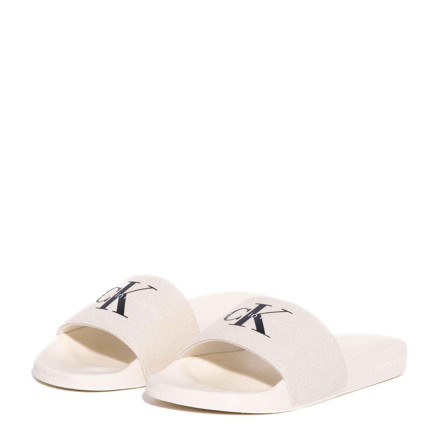 Chanclas Calvin Kelin Slide Monogram Wn Logo Ck Sweet Corn