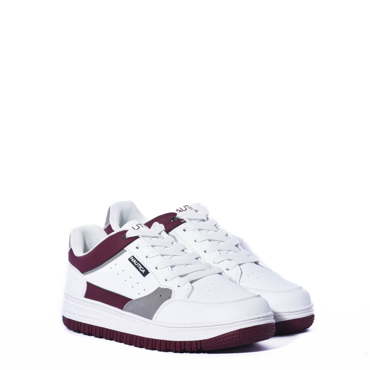 Tenis Nautica Kids Island Y/Wht/Grey/Burgndy-Wsr