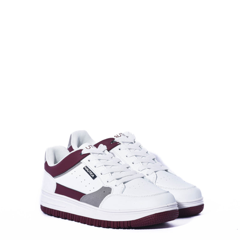 Tenis Nautica Kids Island Y/Wht/Grey/Burgndy-Wsr