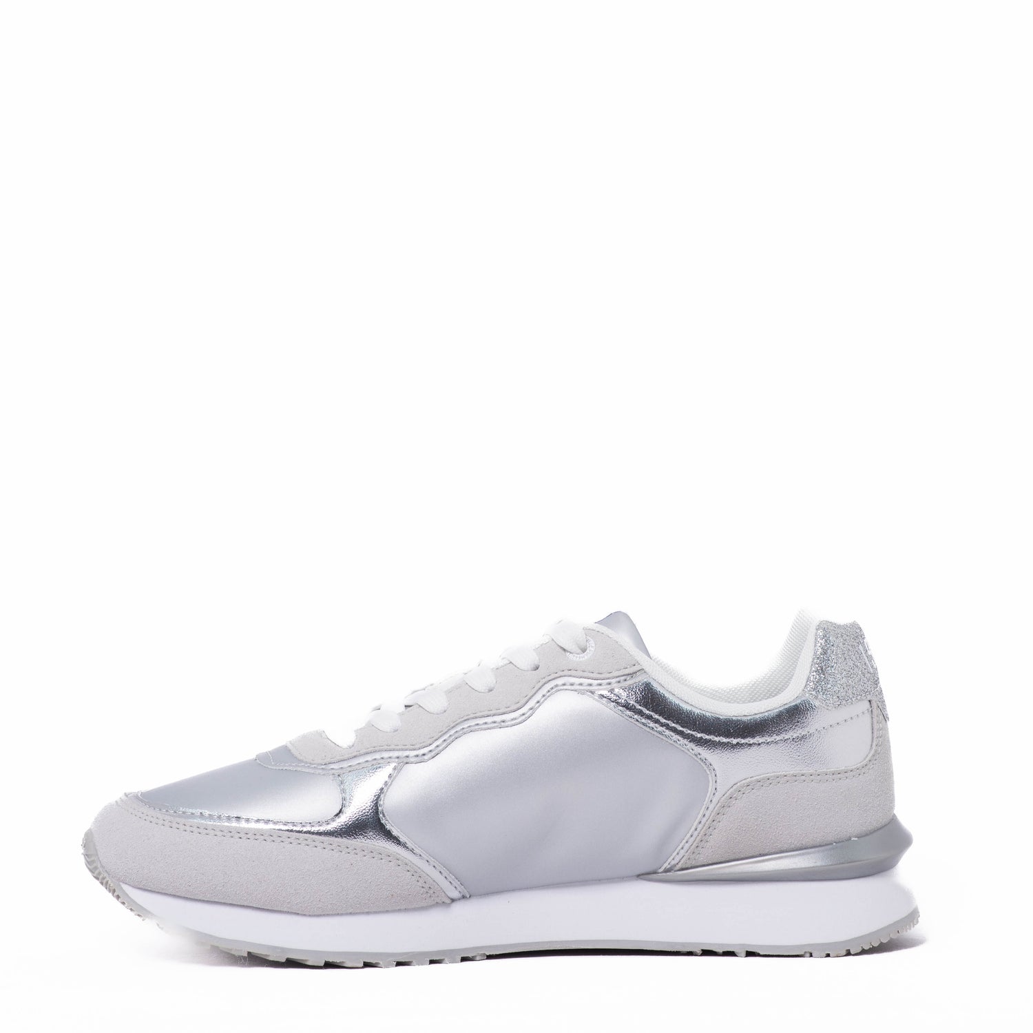 Tenis Beverly Hills Polo Club High Silver