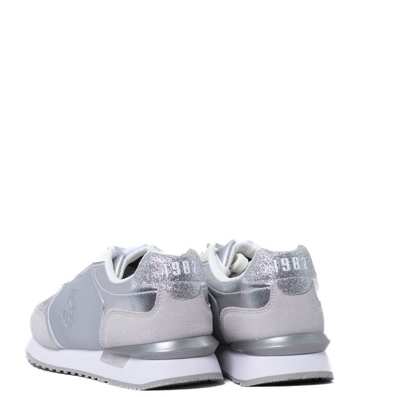 Tenis Beverly Hills Polo Club High Silver