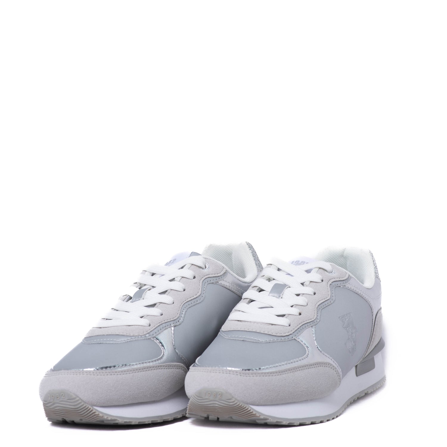 Tenis Beverly Hills Polo Club High Silver