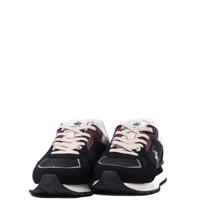 Tenis Beverly Hills Polo Club Donfred Black Burgundy