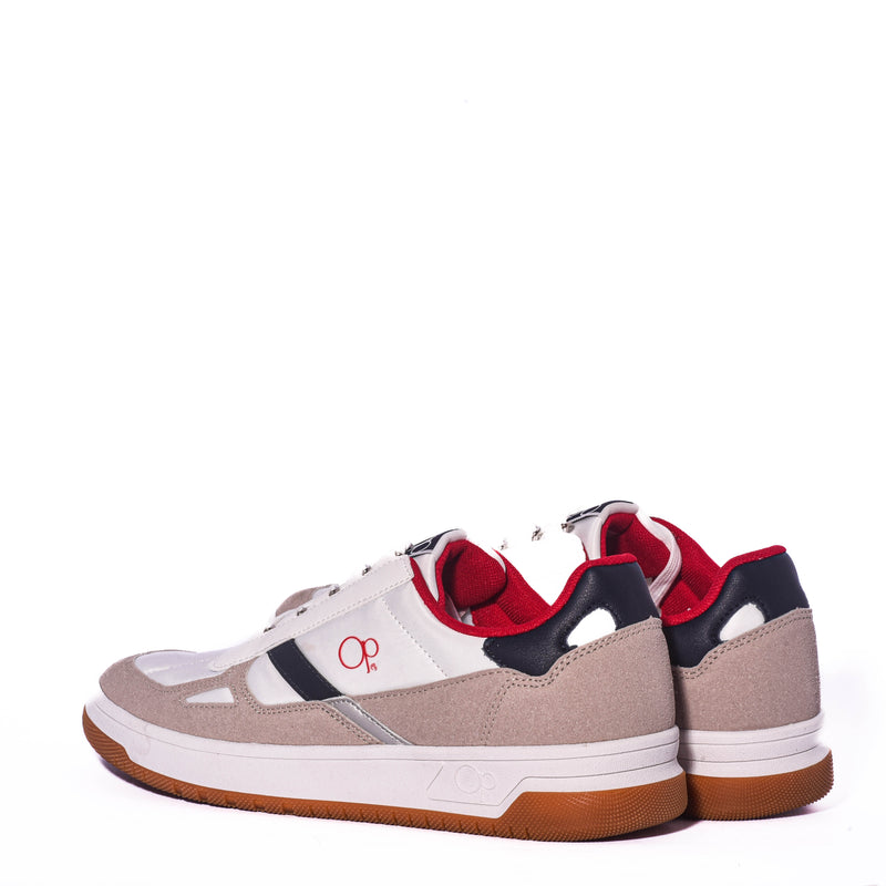 Tenis Op Rian White/Beige/Navy
