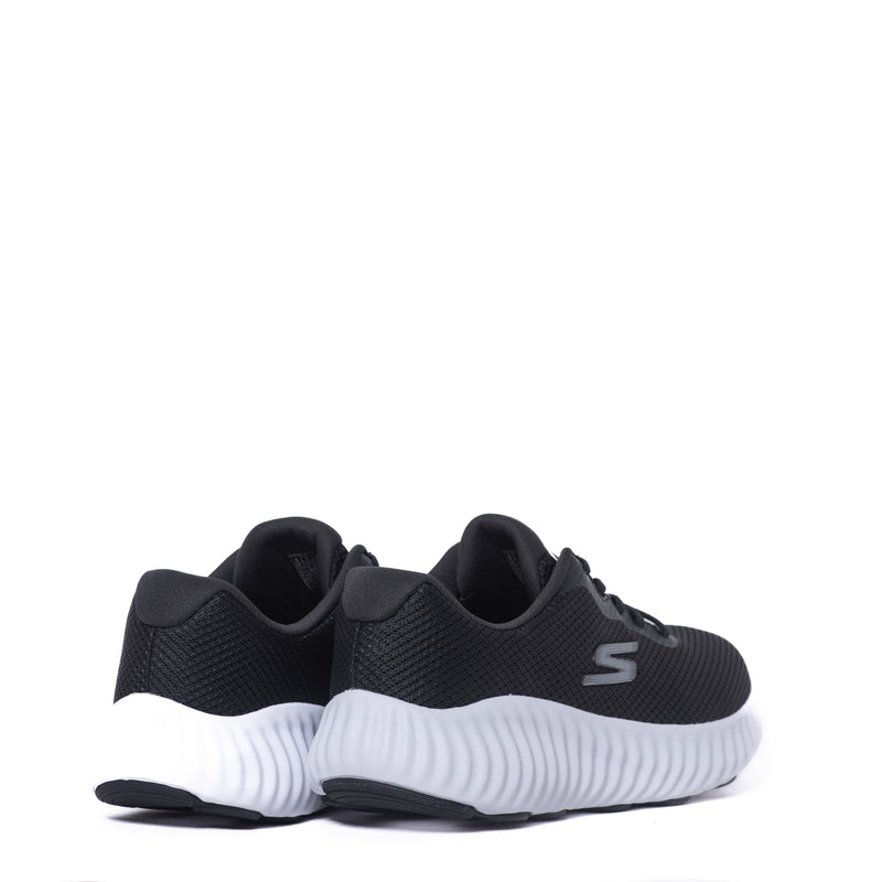 Tenis Skechers Go Run Now Calumet Black White