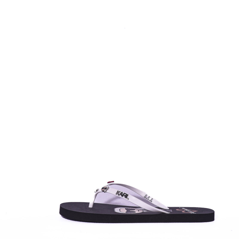 Chanclas Karl Lagerfeld Paris Zemi-Thong Sansal Wht/Blk