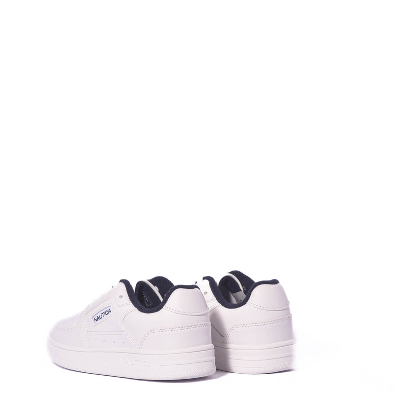 Tenis Nautica Kids Monsanta Boys/White/Navy Pop-Wwd