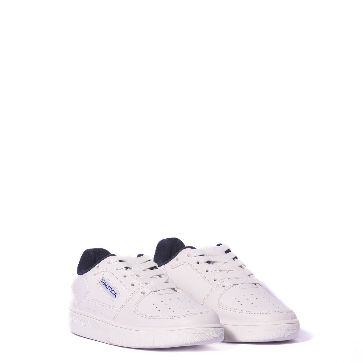 Tenis Nautica Kids Monsanta Boys/White/Navy Pop-Wwd