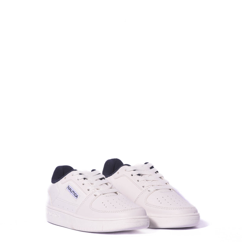 Tenis Nautica Kids Monsanta Boys/White/Navy Pop-Wwd