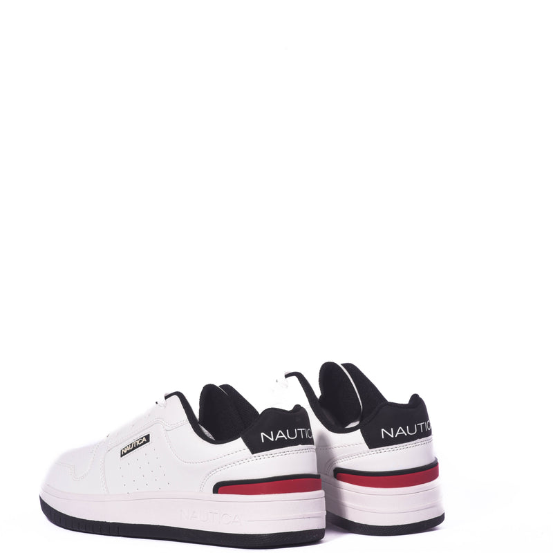 Tenis Nautica Kids Salgado 2 Y White/Black/Red-Wbr