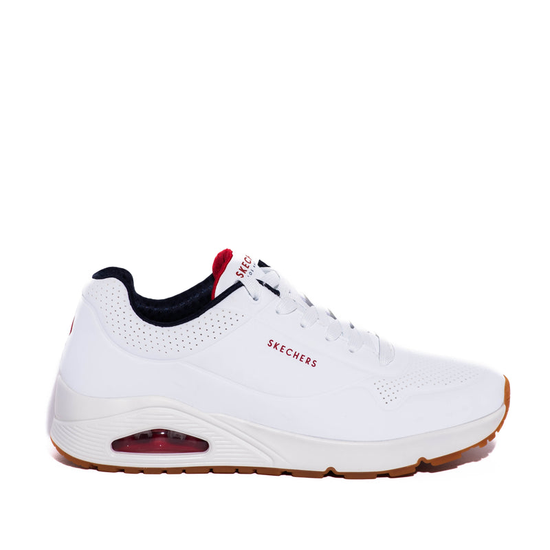 Tenis Skechers Uno-stand On Air White/Navy/Red
