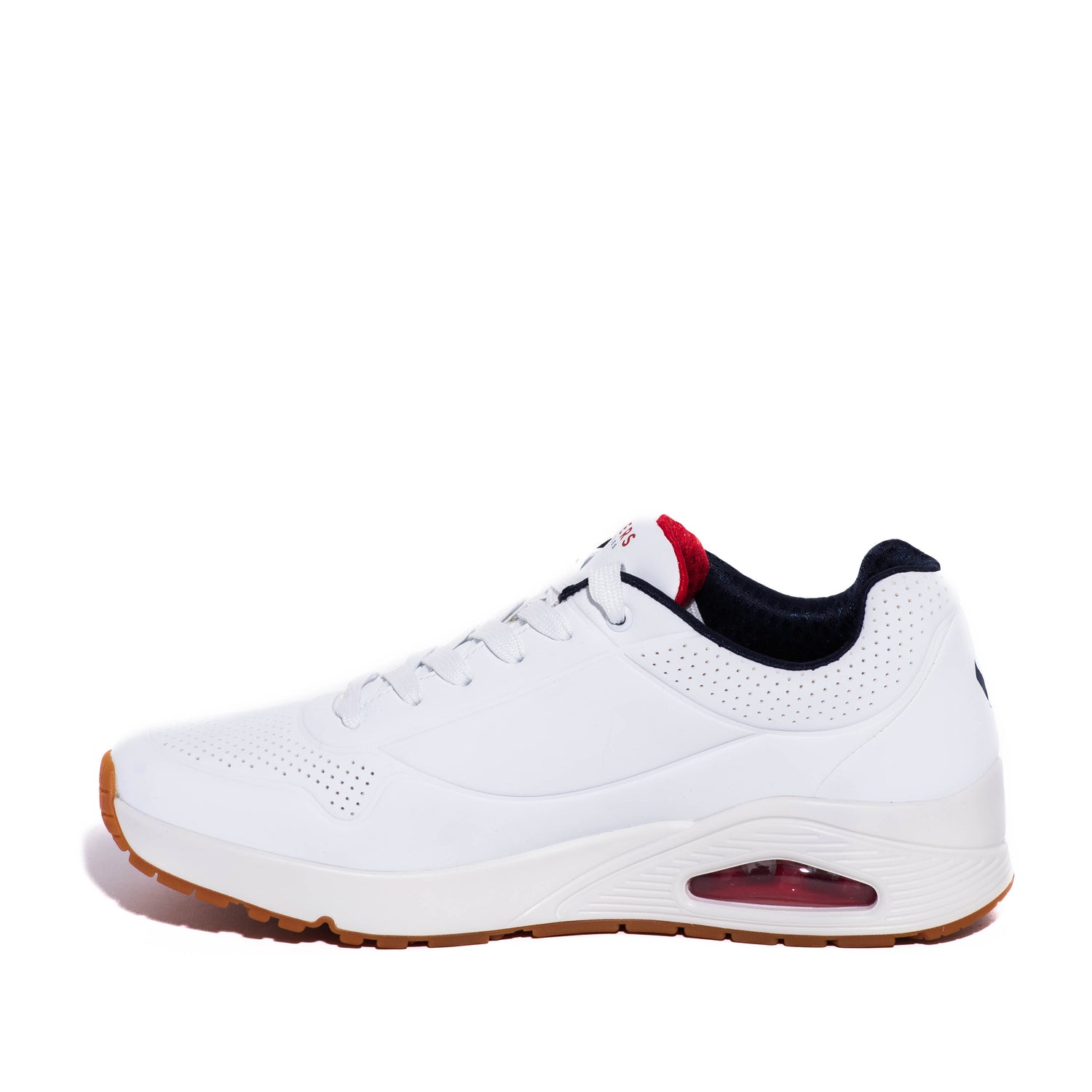 Tenis Skechers Uno-stand On Air White/Navy/Red