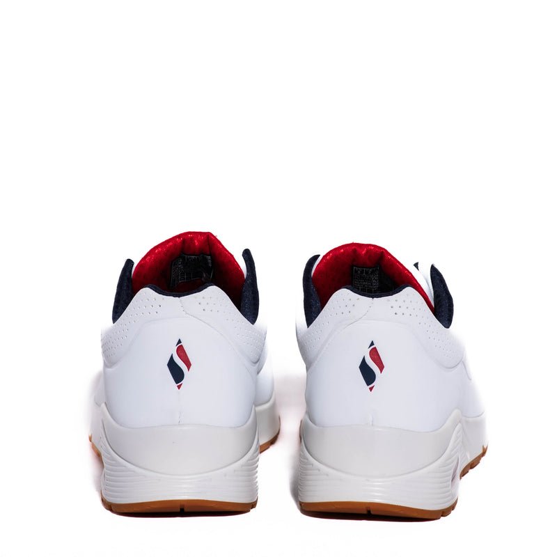Tenis Skechers Uno-stand On Air White/Navy/Red