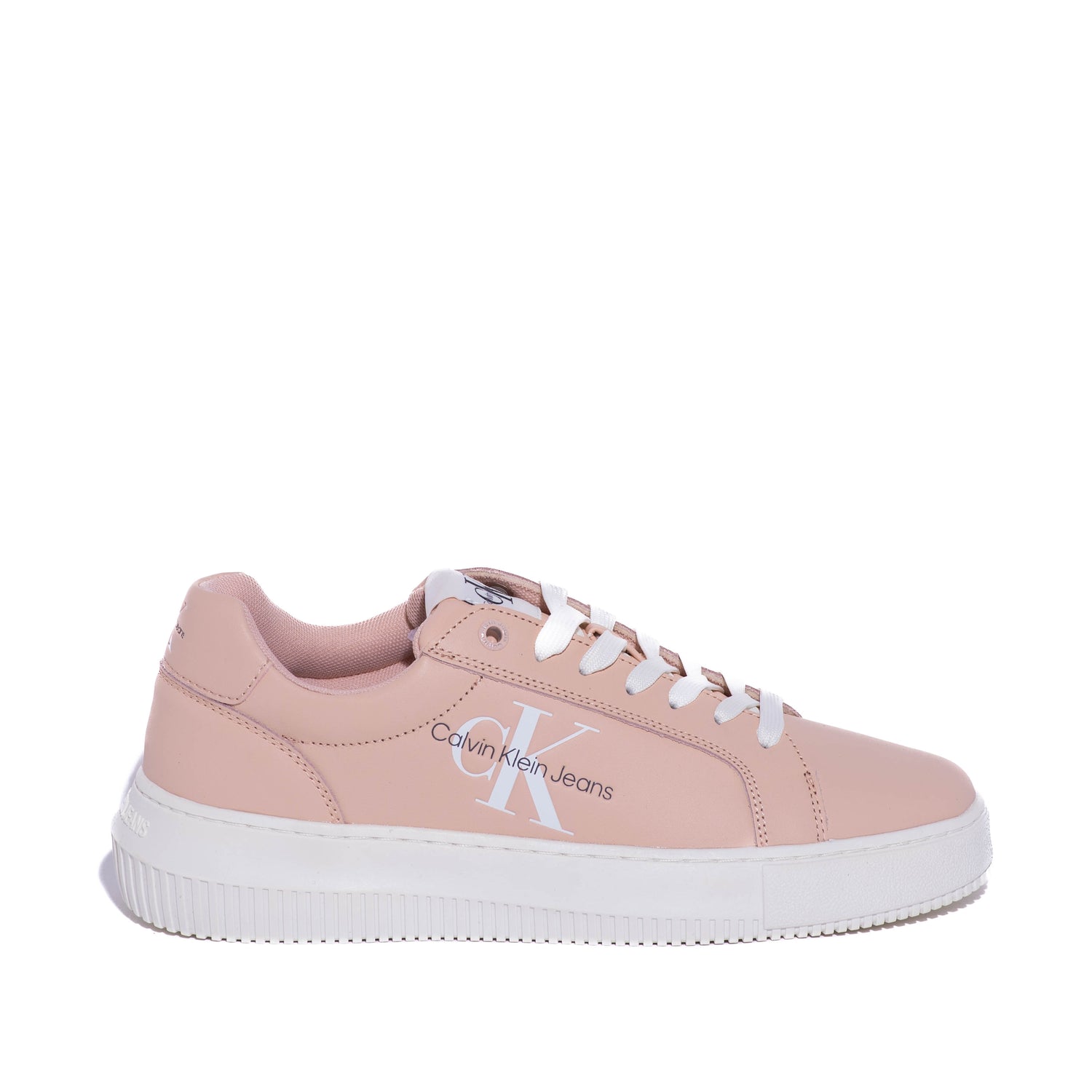 Tenis Calvin Klein Chunky Cupsole Laceup Mon Lth Whisper Pink/Dew