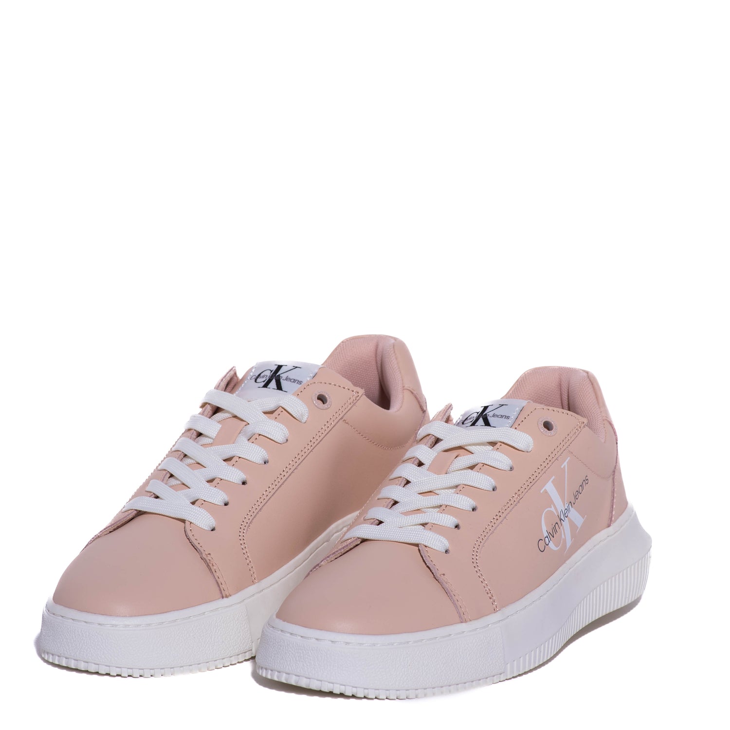 Tenis Calvin Klein Chunky Cupsole Laceup Mon Lth Whisper Pink/Dew