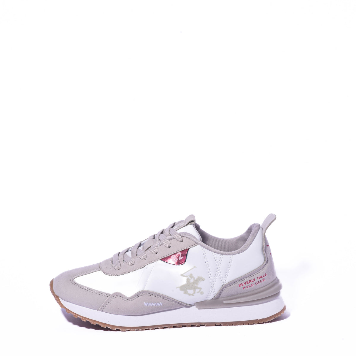 Tenis Beverly Hills Polo Club Kenny White Pink