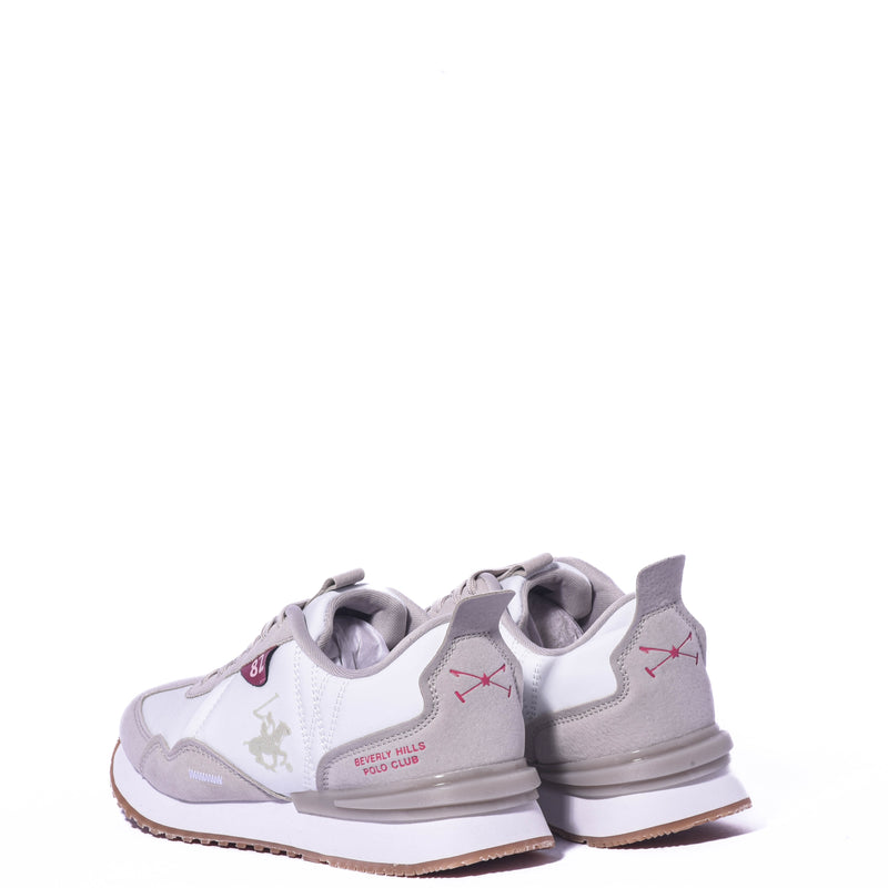 Tenis Beverly Hills Polo Club Kenny White Pink