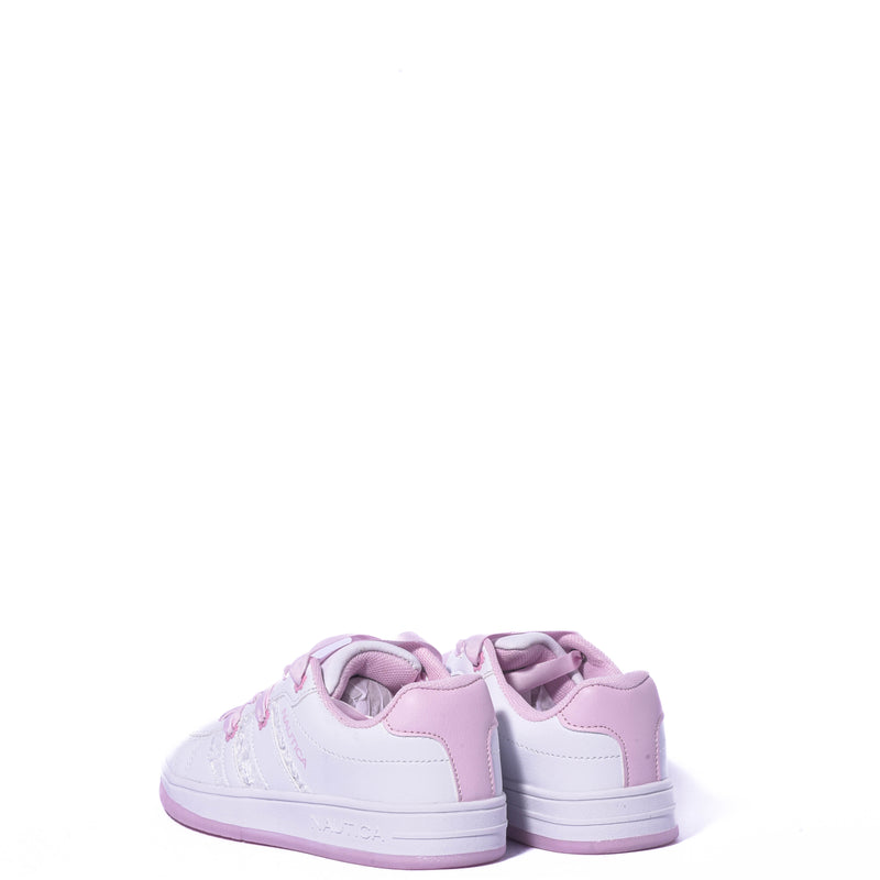 Tenis Nautica Kids Scottford 2 S/White/Pink-Wq
