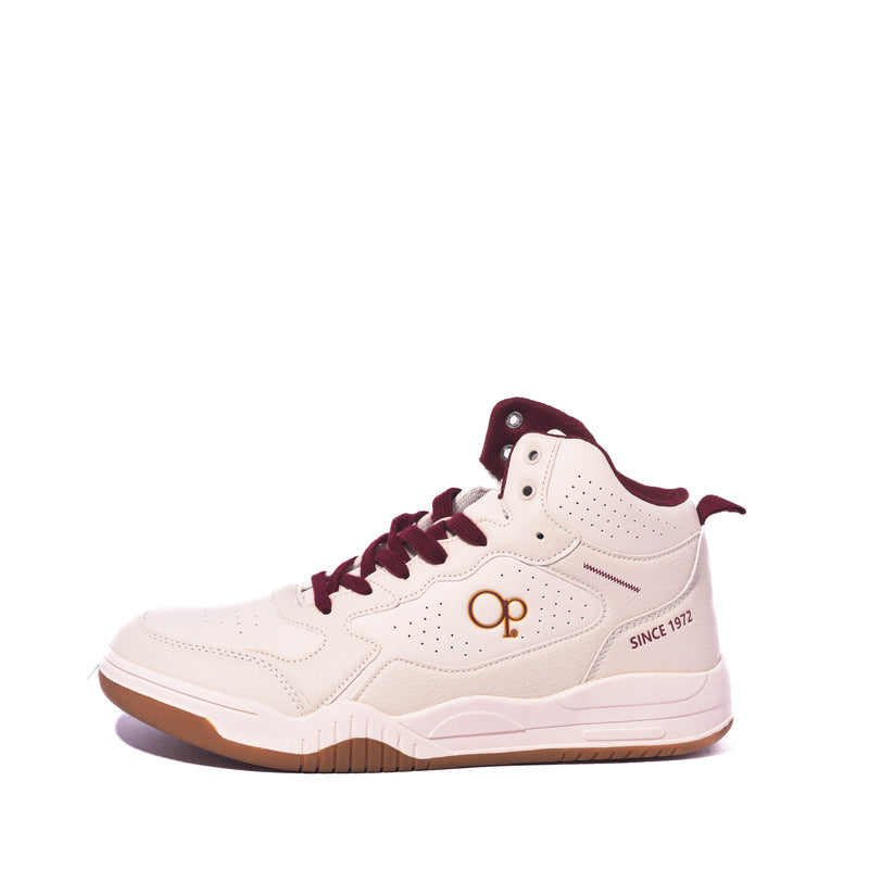 Tenis Op Saron Beige/Burgundy