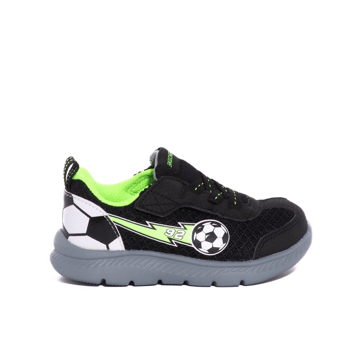 Tenis Skechers Kids Comfy Flex 2 0-Sporty Fun  Black/Lime