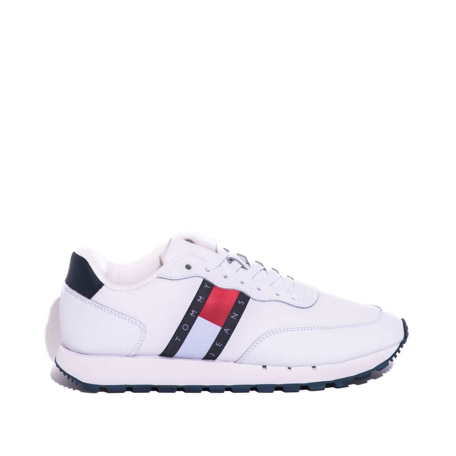 Tenis Tommy Tommy Jeans Leather Runner White