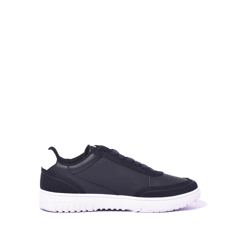 Tenis Tommy Th Basket Core Leather Suede Mix