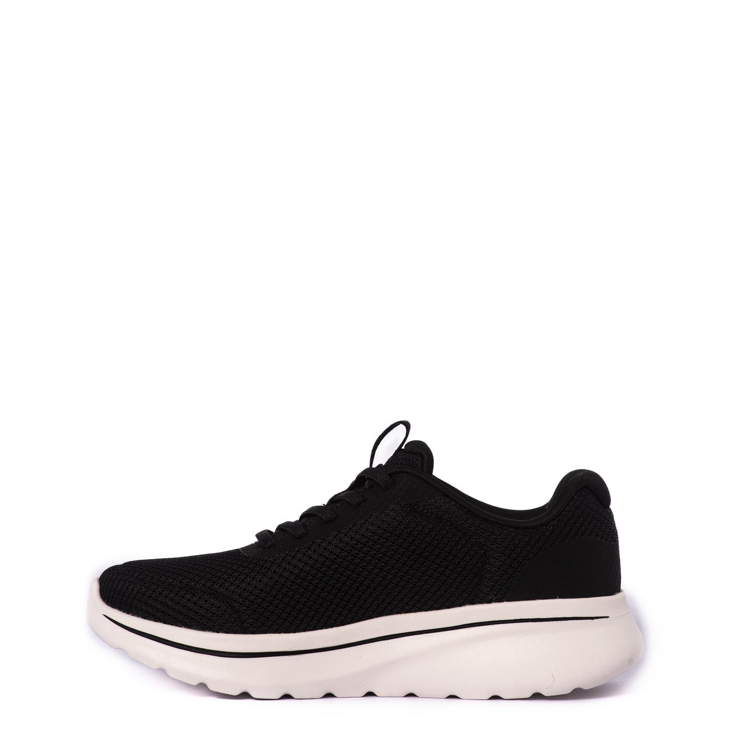 Tenis Skechers Go Walk Arch Fit N-Joy Amira Black White