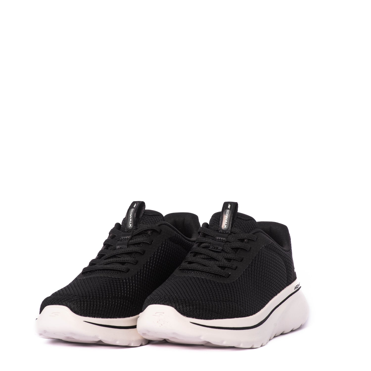 Tenis Skechers Go Walk Arch Fit N-Joy Amira Black White
