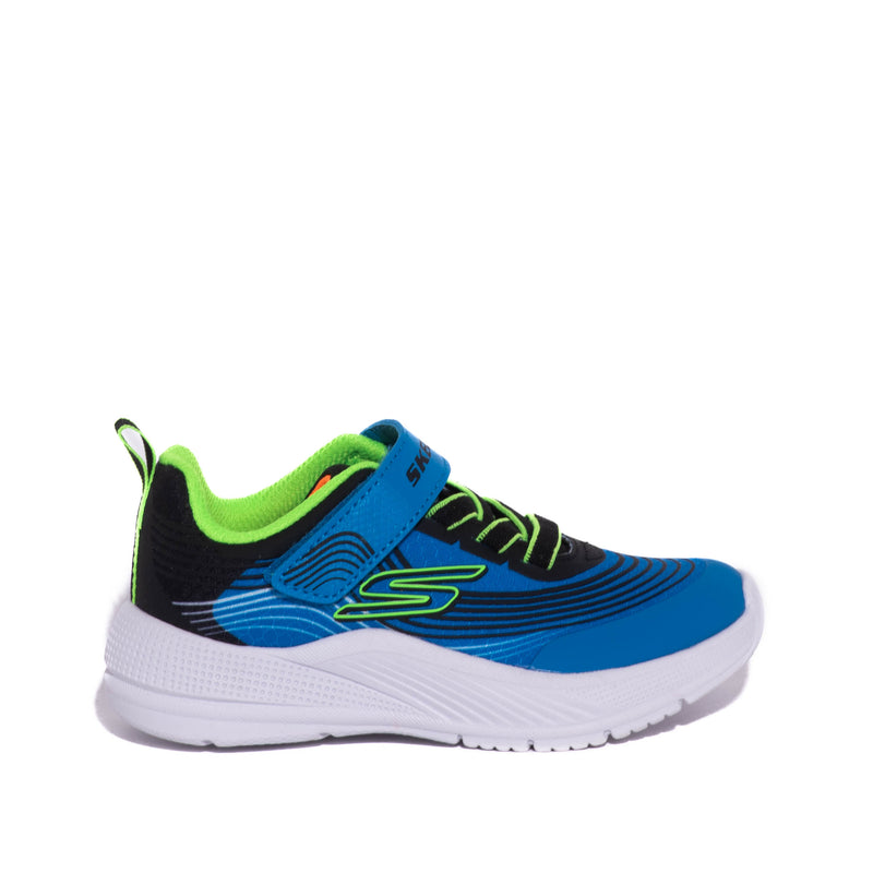 Tenis Skechers Kids Microspec Advance Blue Lime