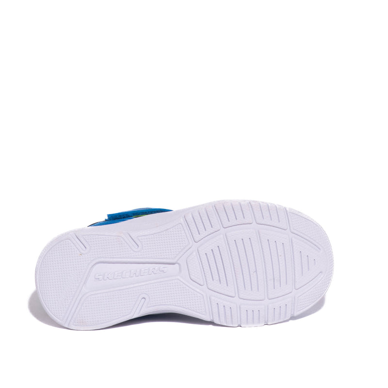 Tenis Skechers Kids Microspec Advance Blue Lime