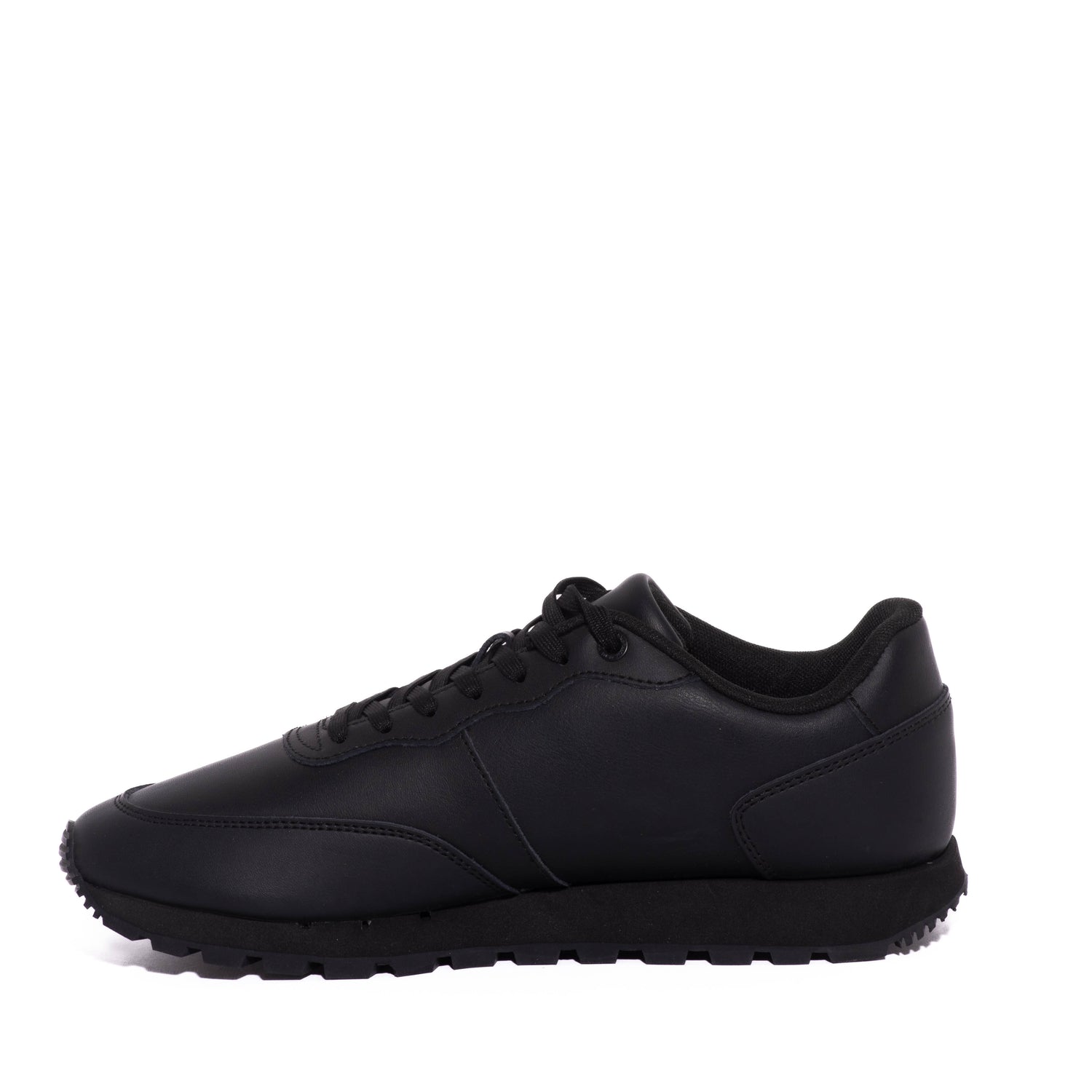 Tenis Tommy Leather Runner Tjm Ess Triple Black