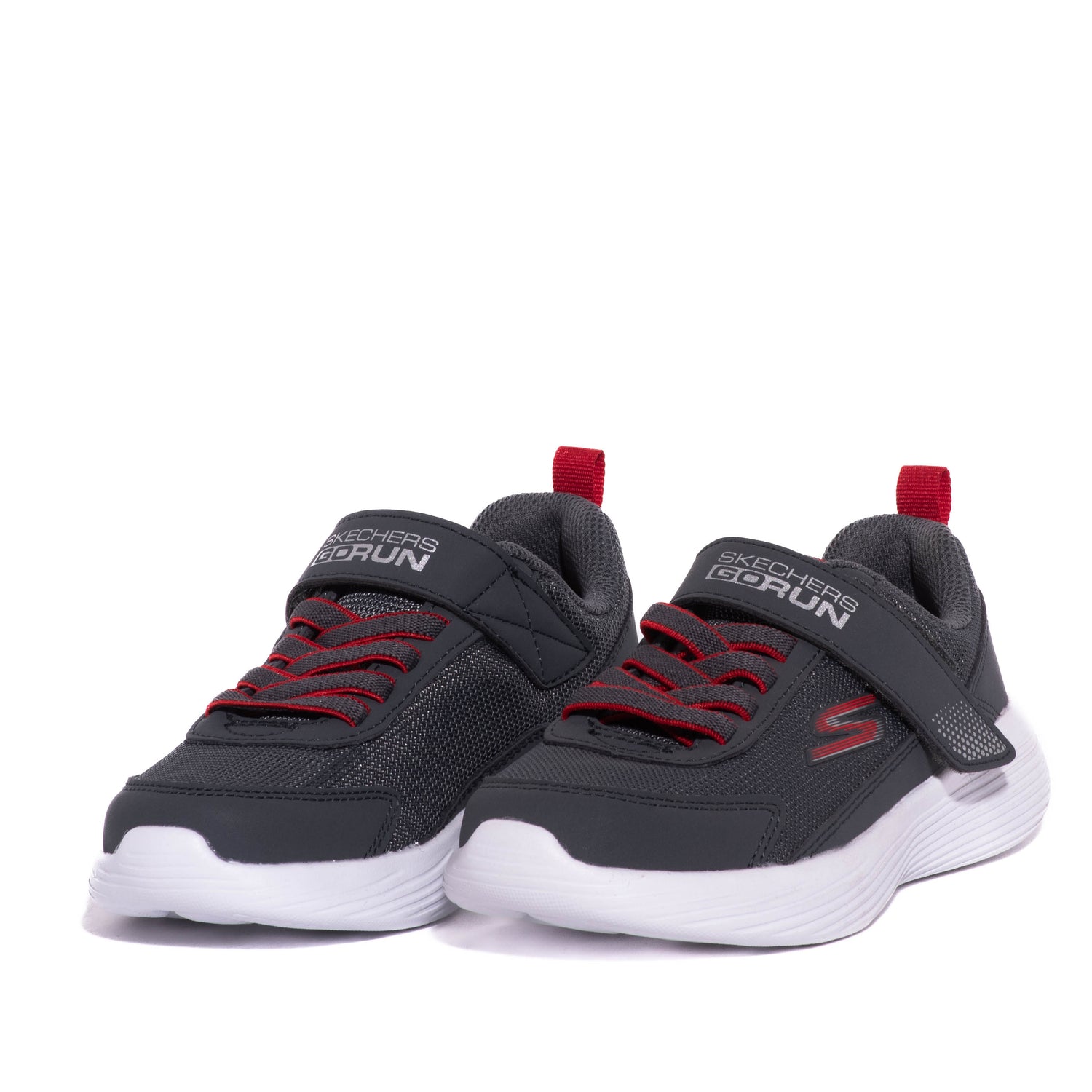Tenis Skechers Kids  Strarvo Charcoal Red
