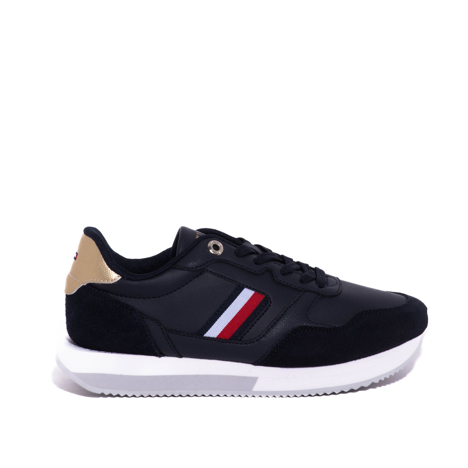 Tenis Tommy Global Stripes Lifestyle Runner Space Blue