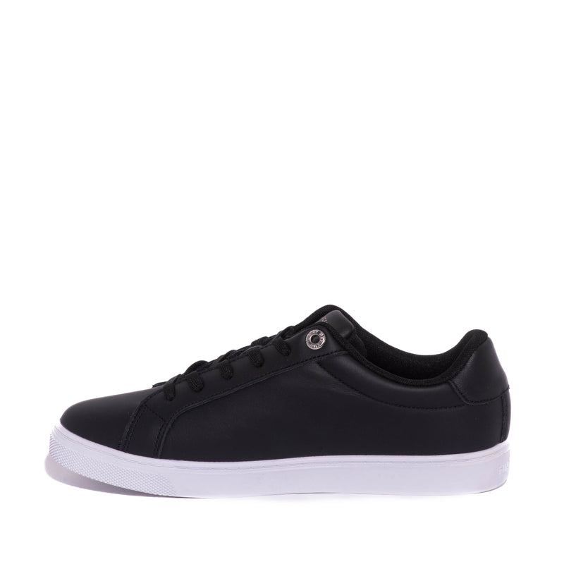 Tenis Tommy Essential Stripes Court Sneaker Black