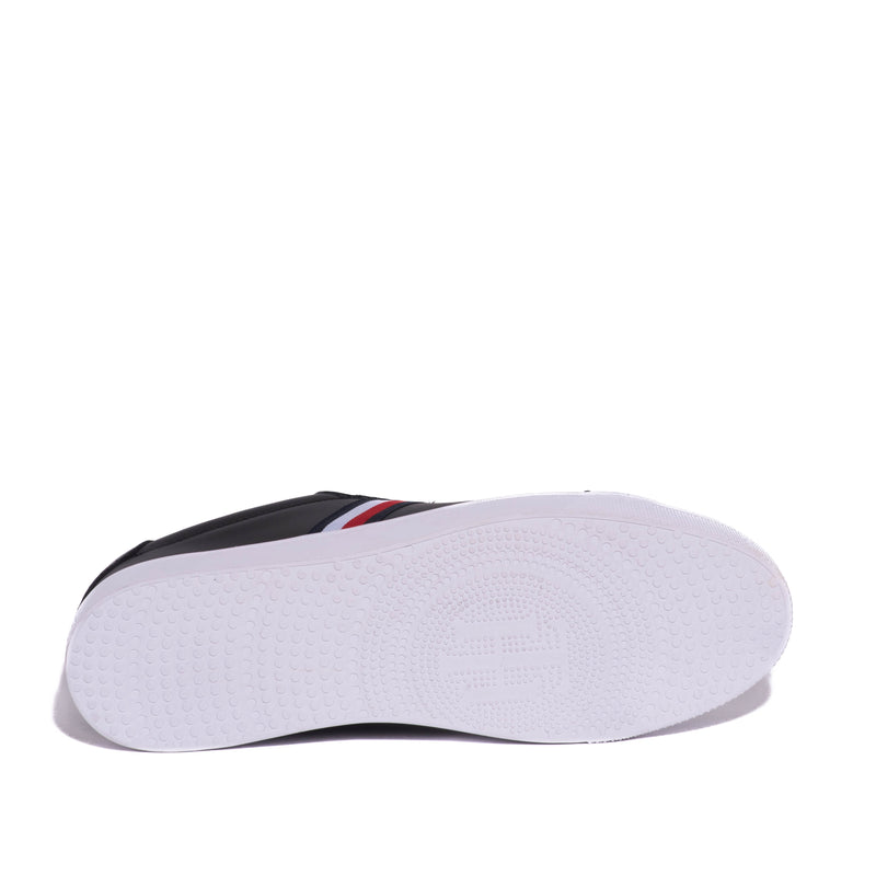 Tenis Tommy Essential Stripes Court Sneaker Black