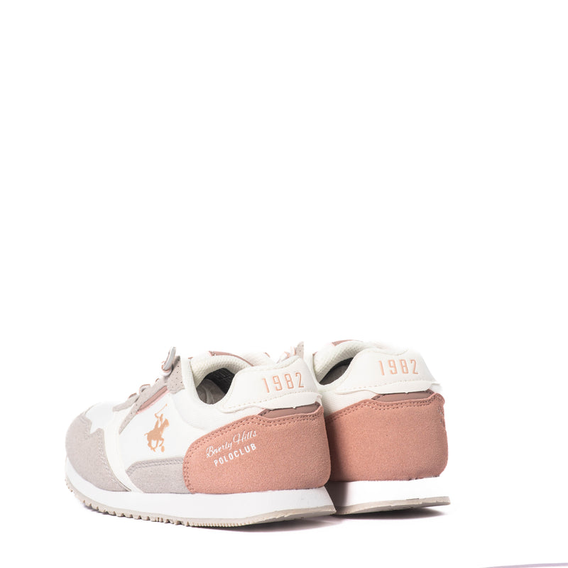 Tenis Beverly Hills Polo Club Kids Julia White Pink
