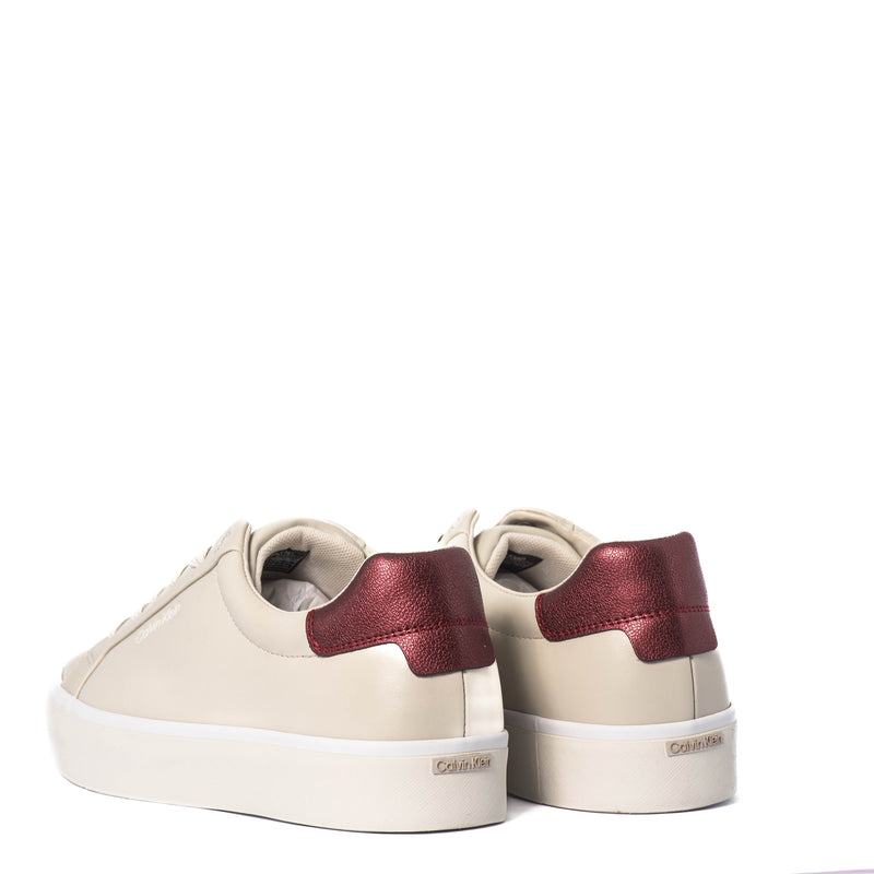 Tenis Calvin Klein Vulc Lace Up Saff Fox Wmet Bt