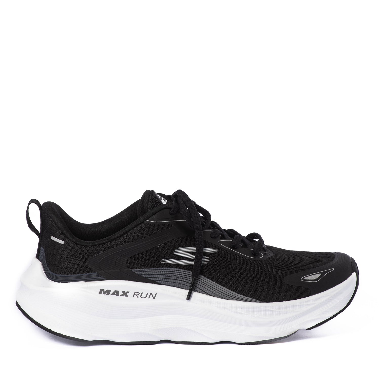 Tenis Skechers Max Run Pacewave Black White