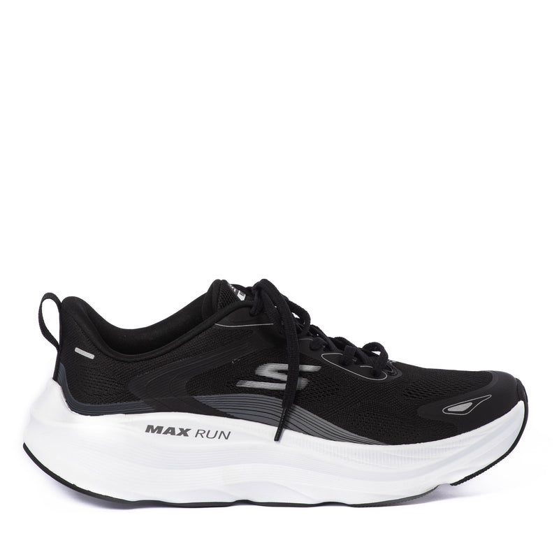 Tenis Skechers Max Run Pacewave Black White