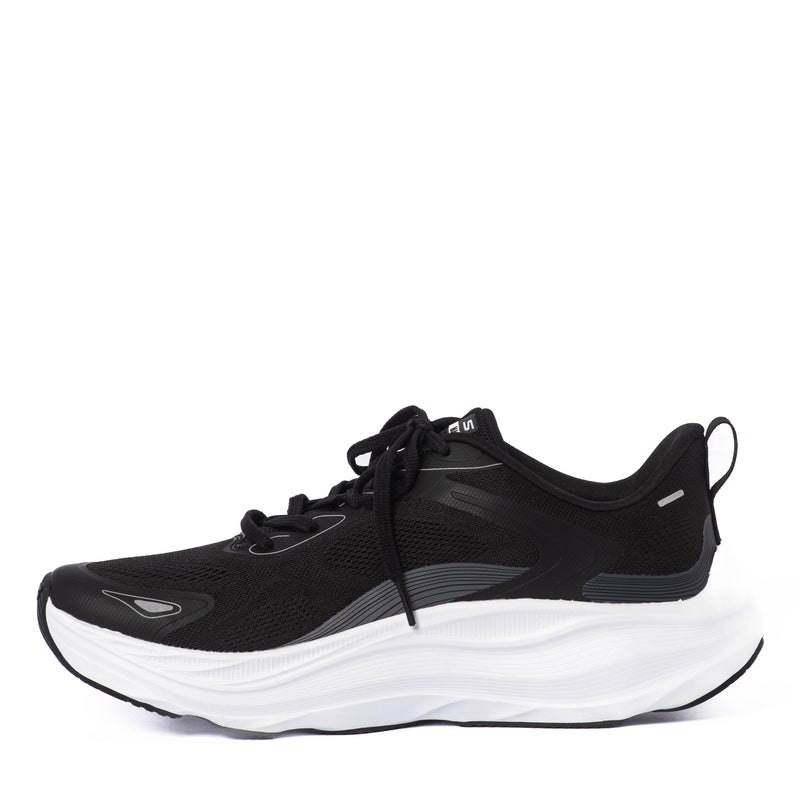 Tenis Skechers Max Run Pacewave Black White