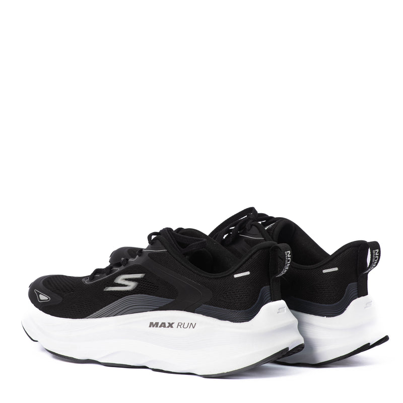 Tenis Skechers Max Run Pacewave Black White