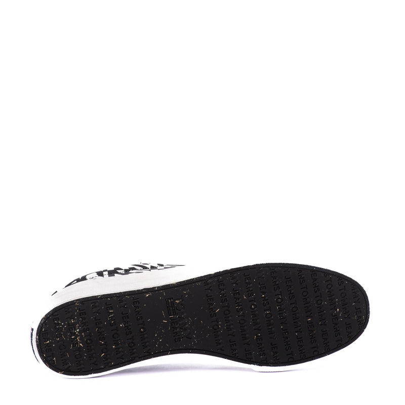 Tenis Tommy Tommy Jeans Leather Logo Print