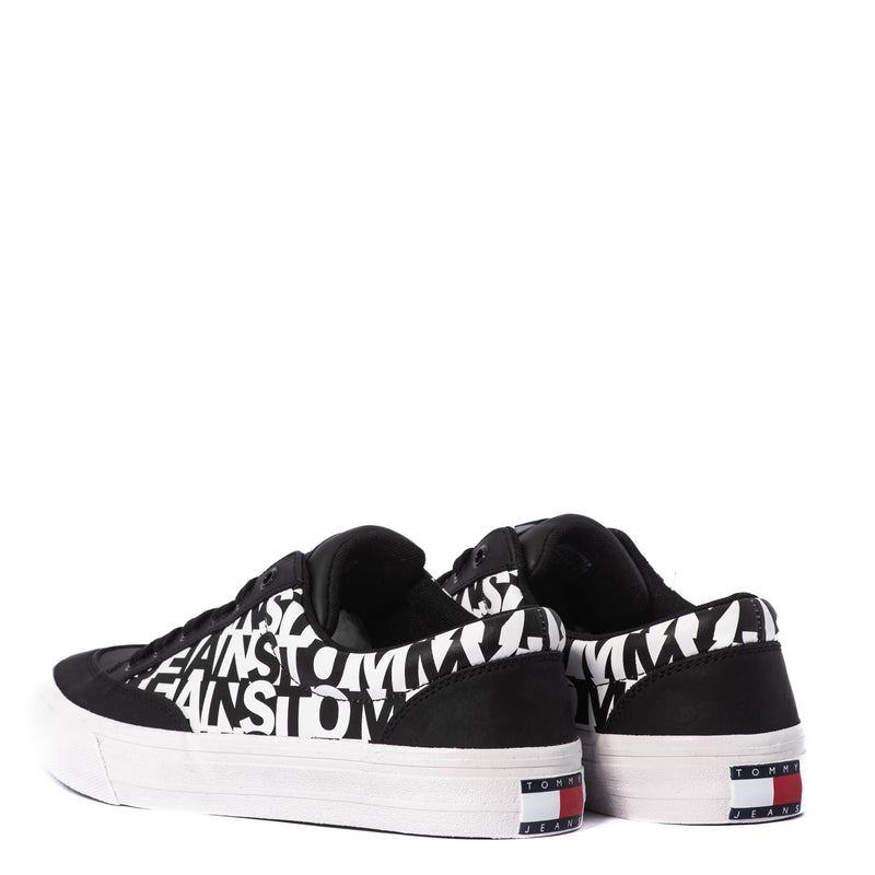 Tenis Tommy Tommy Jeans Leather Logo Print