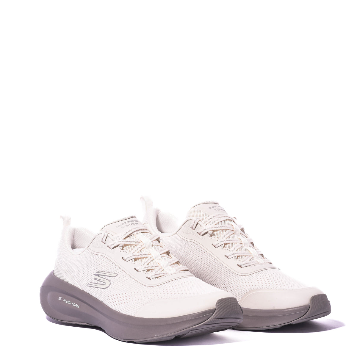 Tenis Skechers Skechers Plush Foam White Grey