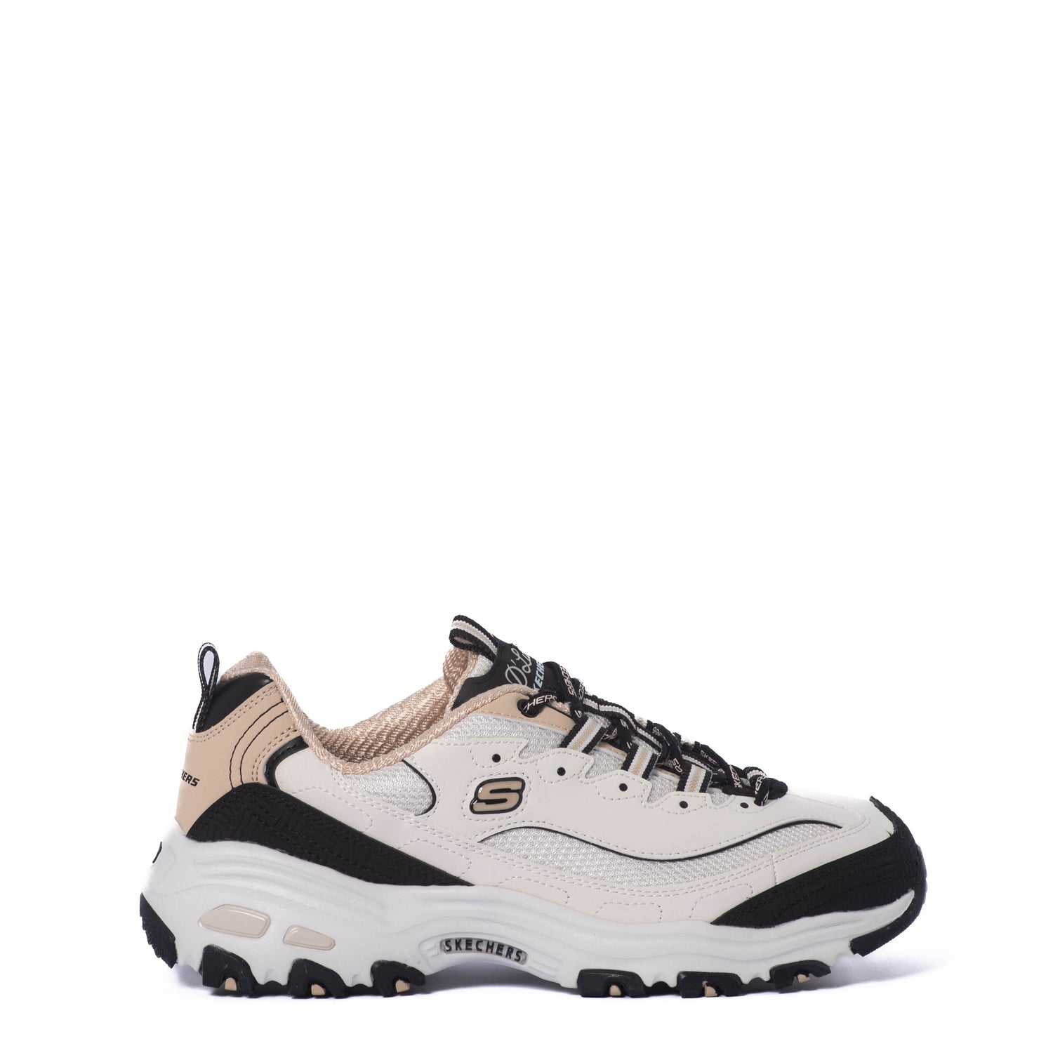 Tenis Skechers D'lites Retro Rewind Natural/Black